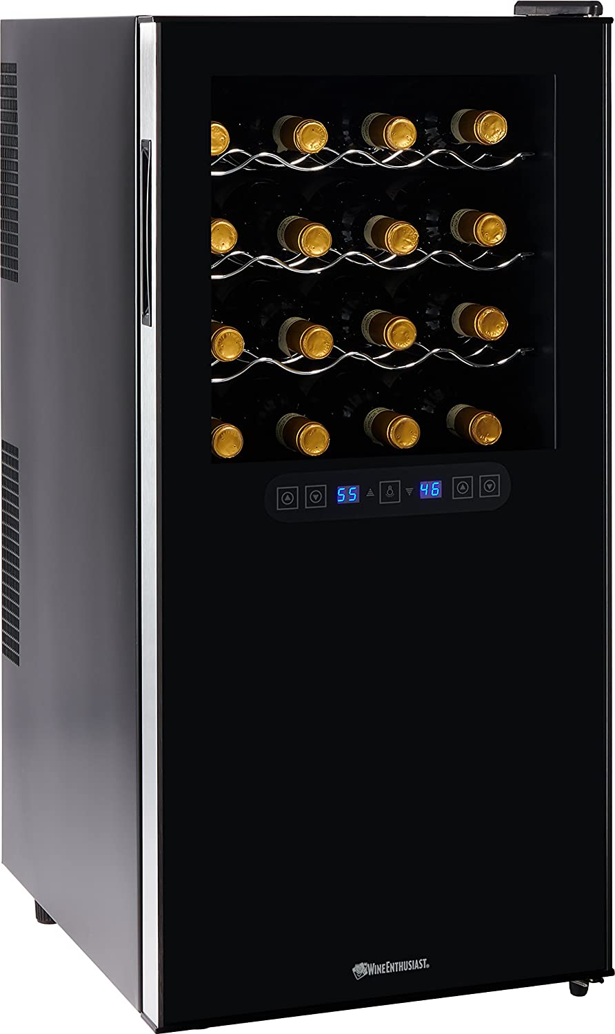 Wine Enthusiast Silent 32 Bottle Touchscreen Wine Refrigerator Best Wine Cooler Review